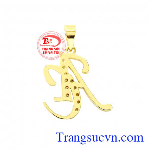 Mặt dây chữ AC đẹp được chế tác và thiết kế theo công nghệ hiện đại mang tới sản phẩm hoàn hảo. 