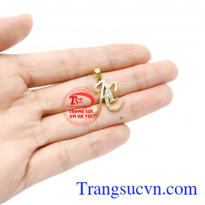 Mặt dây chữ AC đẹp