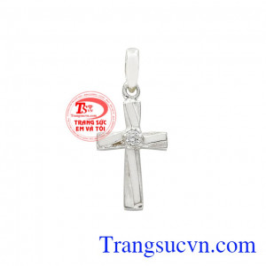 Mặt thánh giá bạc yêu thương