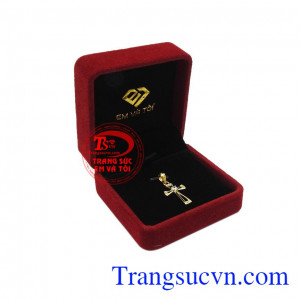 Sản phẩm có thể đặt chế tác theo yêu cầu. Mặt thập tự giá vàng đẹp