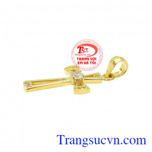 Sản phẩm là món quà ý nghĩa để dành tặng cho người thân hoặc bạn bè. Mặt thập tự giá vàng đẹp