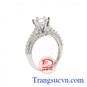 Nhẫn bạc nữ kiêu sa