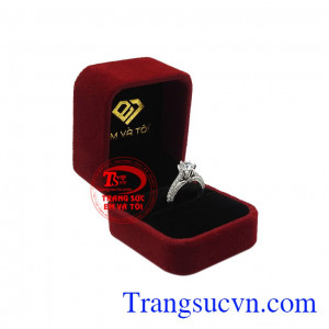 Nhẫn bạc nữ kiêu sa nhận đặt chế tác theo yêu cầu.