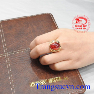 Nhẫn nam vàng kim tiền