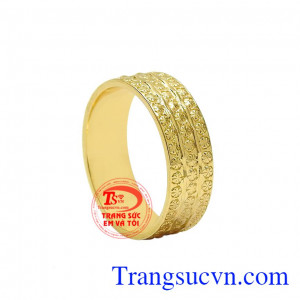 Chế tác với công nghệ hiện đại mang tới chiếc nhẫn độc đáo và hoàn mỹ. Nhẫn phong cách cá tính phái đẹp