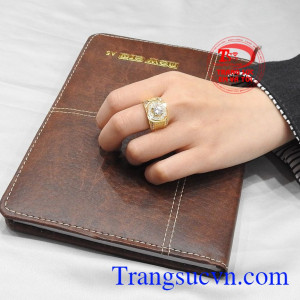 Nhẫn vàng bản lĩnh phái mạnh phù hợp với nhiều độ tuổi.