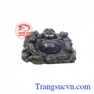 Người dùng có thể bọc vàng hoặc bạc làm trang sức. Phật di lặc sapphire đại lộc