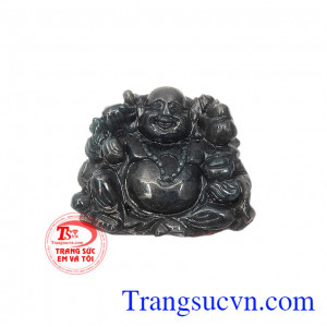 Phật di lặc sung túc đá sapphire