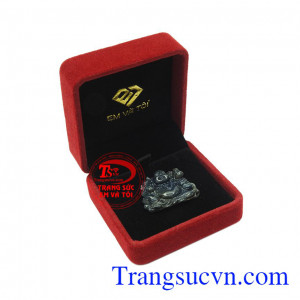 Phật di lặc sung túc đá sapphire