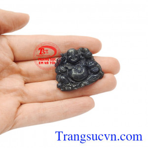 Sản phẩm được giao hàng toàn quốc, thanh toán an toàn. Phật di lặc sung túc đá sapphire