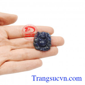 Phật di lặc tài lộc đá sapphire