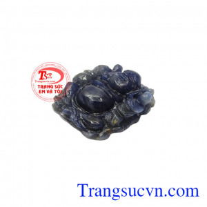 Kiểu dáng nhỏ, các chi tiết được chạm khắc tỉ mỉ, tinh xảo mang tới cho người dùng mặt phật hoàn mỹ. Phật di lặc tài lộc đá sapphire