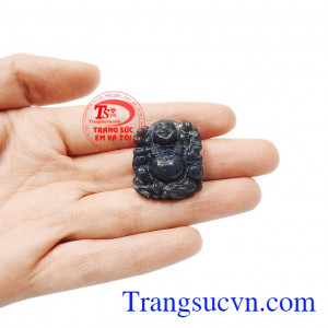 Phật di lặc thành công đá sapphire