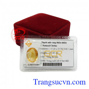 Thạch anh vàng ép vỉ sung túc mang nhiều ý nghĩa trong phong thủy.