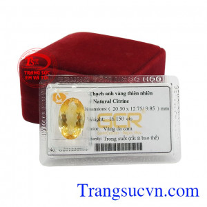 Thạch anh vàng ép vỉ tài lộc mang ý nghĩa phong thủy vô cùng đặc biệt.