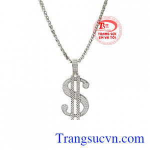 Bộ mặt dây nam giới vàng trắng hợp thời trang, bảo hành chu đáo.