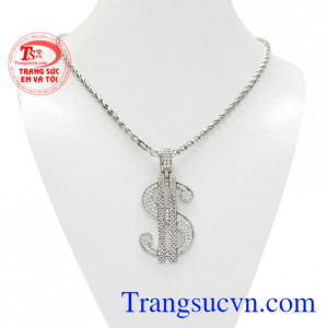 Bộ mặt dây nam giới vàng trắng là sự kết hợp của mặt dây chuyền độc đáo nhập khẩu Hàn Quốc và dây chuyền vàng trắng chất lượng.