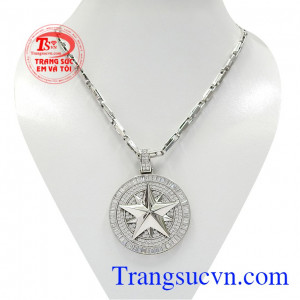 Bộ trang sức ngôi sao vàng trắng