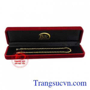 Dây chuyền vàng tây bé trai