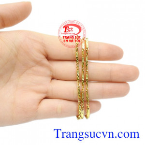 Dây chuyền vàng thời thượng