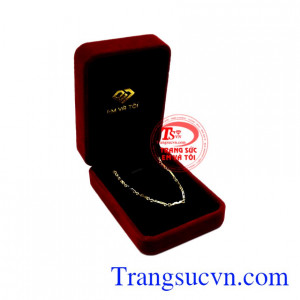 Dây chuyền vàng xu hướng