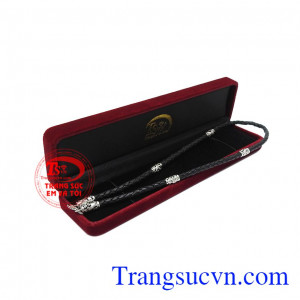 Dây da bọc vàng rồng thời thượng