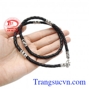 Dây da bọc vàng rồng thời thượng