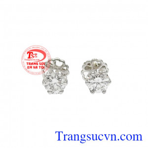 Hoa tai kim cương nhỏ xinh