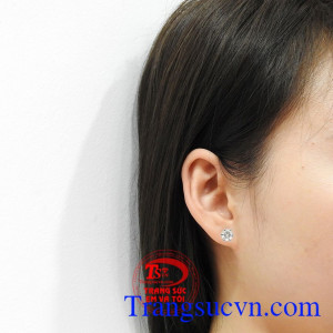 Hoa tai kim cương nhỏ xinh