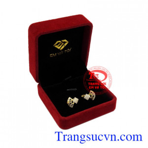 Hoa tai vàng tây độc đáo chất lượng.