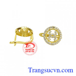 Hoa tai vàng tây xu hướng bảo hành chu đáo, thanh toán an toàn.