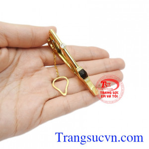 Kẹp caravat vàng thành đạt