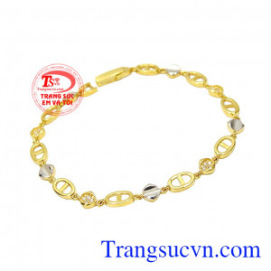 Lắc tay nữ trang nhã, nữ tính và hợp thời trang.