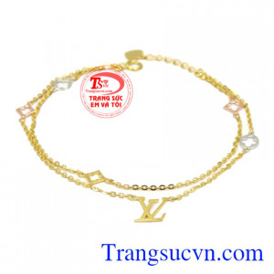Lắc tay vàng phong cách