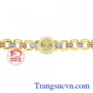 Lắc tay vàng tây thương hiệu nhận đặt chế tác theo yêu cầu của khách hàng.
