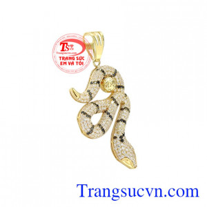 Mặt dây rắn phong cách, thời trang và hợp xu hướng. 