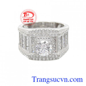 Nhẫn bạc nam tinh tế là món quà tuyệt vời cho người thân và bạn bè vào những dịp ý nghĩa.