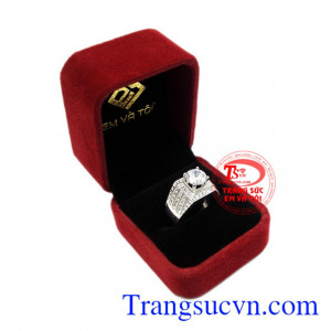 Nhẫn bạc quý ông lịch lãm