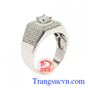 Nhẫn nam bạc cá tính là dòng sản phẩm rất được phái mạnh ưa chuộng.