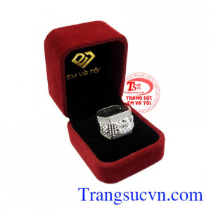 Nhẫn nam bạc đẳng cấp phái mạnh