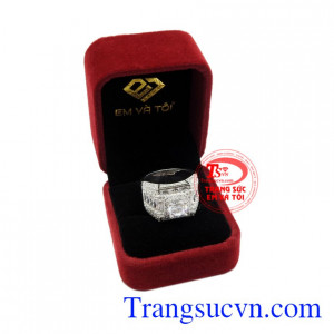Nhẫn nam bạc thành đạt