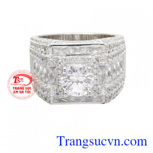 Nhẫn nam bạc thương hiệu bền đẹp, chất lượng, chế tác theo yêu cầu, giao hàng toàn quốc.