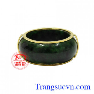 Nhẫn ngọc bọc vàng chất lượng đảm bảo chất lượng, thanh toán an toàn.