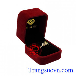 Nhẫn nữ hình nơ dễ thương