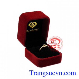 Nhẫn nữ kim tiền tài lộc