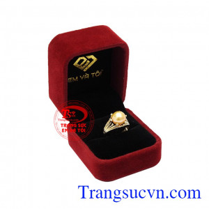 Nhẫn nữ ngọc trai rạng ngời