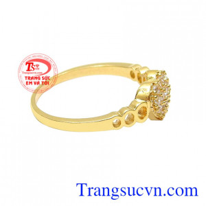 Nhẫn nữ trái tim dễ thương món quà yêu thương để dành tặng người con gái thân thương vào dịp đặc biệt.