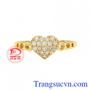 Hình ảnh trái tim luôn là ý tưởng và cảm hứng cho các nhà chế tác hoàn kim.