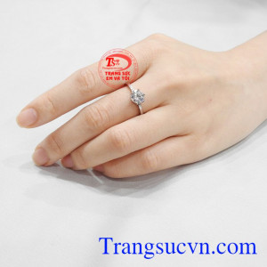 Nhẫn nữ vàng trắng rạng ngời