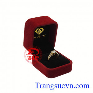 Sản phẩm nhận đặt chế tác theo yêu cầu. Nhẫn vàng nữ sang trọng